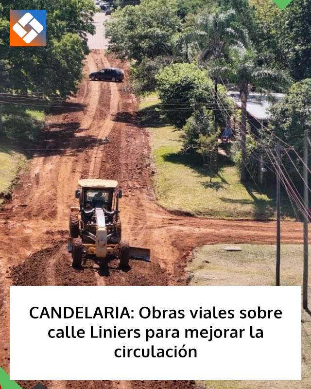 CANDELARIA: Obras viales sobre calle Liniers para mejorar la circulación