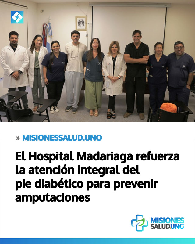 El Hospital Madariaga refuerza la atención integral del pie diabético para prevenir amputaciones