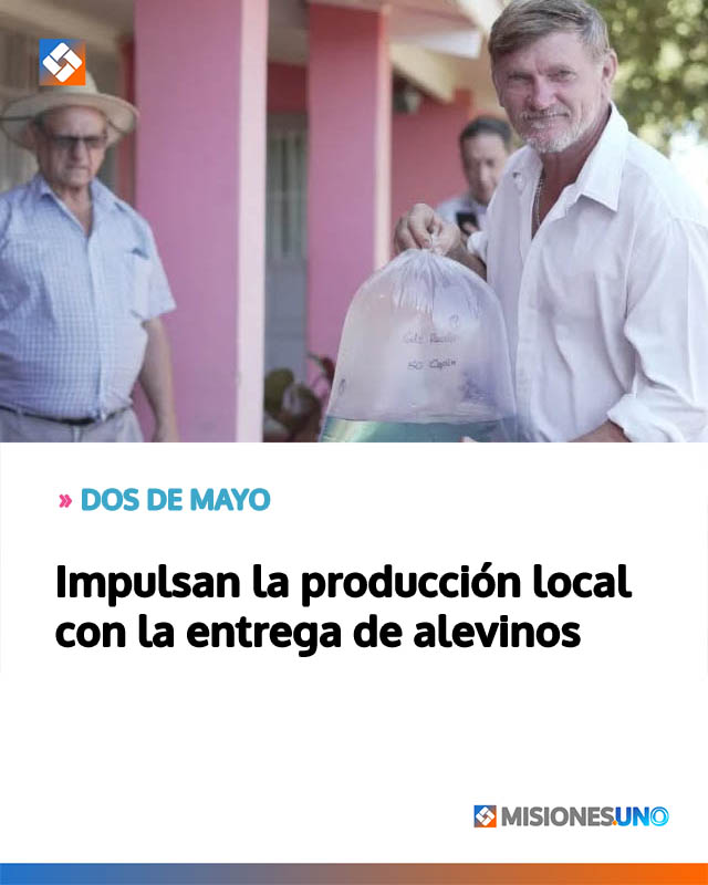 Impulsan la producción local con la entrega de alevinos