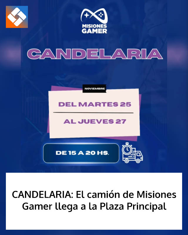 CANDELARIA: El camión de Misiones Gamer llega a la Plaza Principal CANDELARIA: El camión de Misiones Gamer llega a la Plaza Principal
