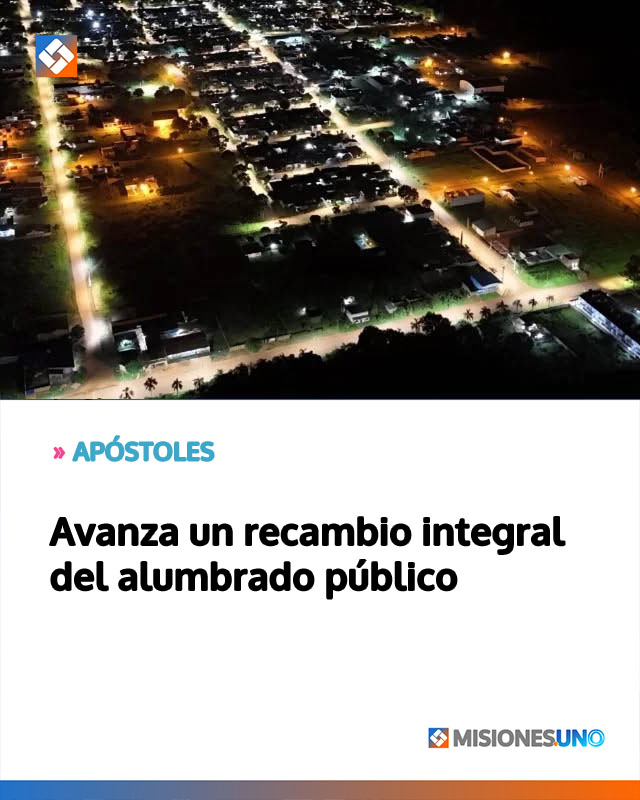 Avanza un recambio integral del alumbrado público