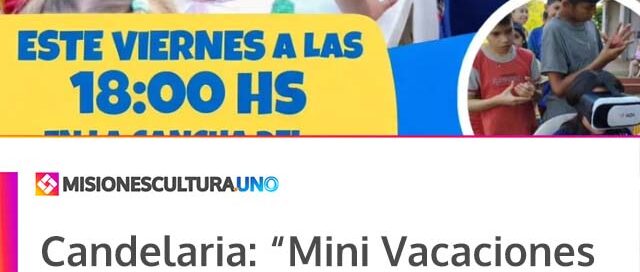Candelaria: “Mini Vacaciones en tu Barrio” llega al barrio 2 de Febrero