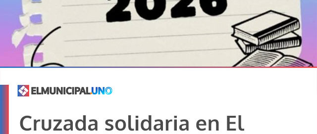 Cruzada solidaria en El Alcázar: convocan a donar útiles escolares para el ciclo lectivo 2026